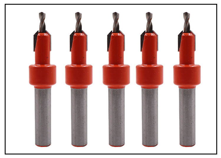 沉头钻头 沉孔钻头压孔器合金头锥孔钻木工阶梯钻头上螺丝安装木工沉