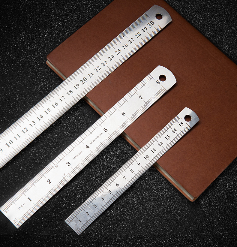 六一儿童节樱安娜不锈钢直尺30cm1520cm厘米尺加厚长2米钢板尺加厚铁