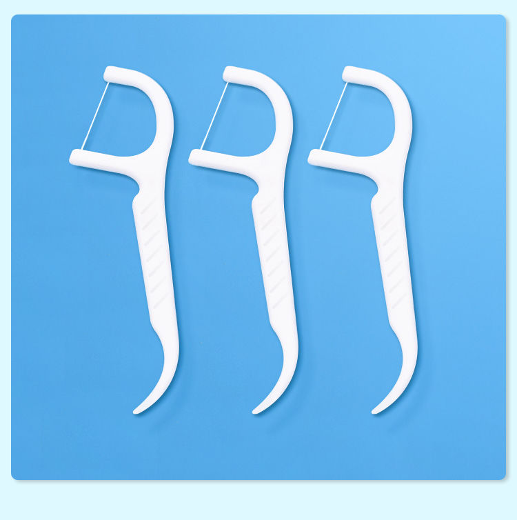 细牙线牙签棒家庭装清洁剔牙线儿童牙线棒牙线盒独立包 四筒320支