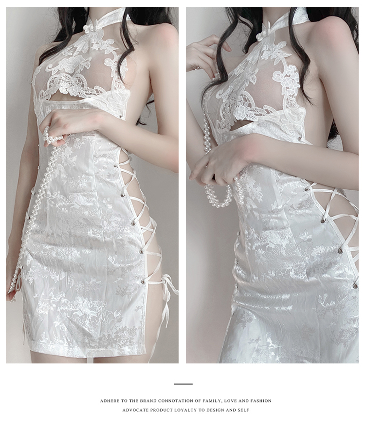 倾城鸟性感睡衣女复古民袍透视镂空绑带睡裙制服诱惑套装sm角色扮演