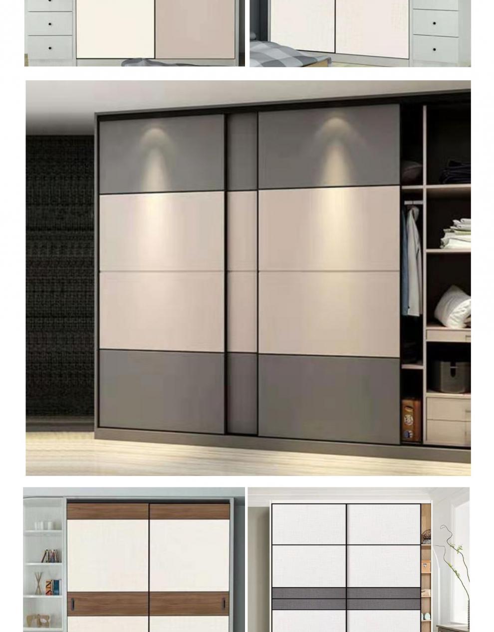 衣柜门定制 衣柜门推拉门 家用卧室衣柜推拉门 定做 衣柜推拉门 耐磨