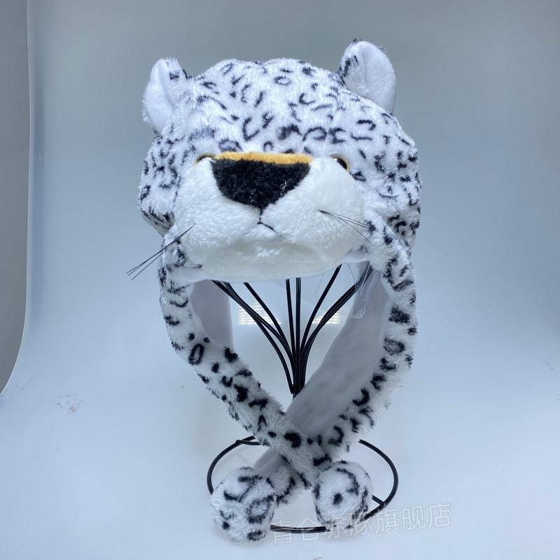 2022新款狮子头套老虎头饰帽子小儿童成人亲子幼儿园毛绒动物演出表演