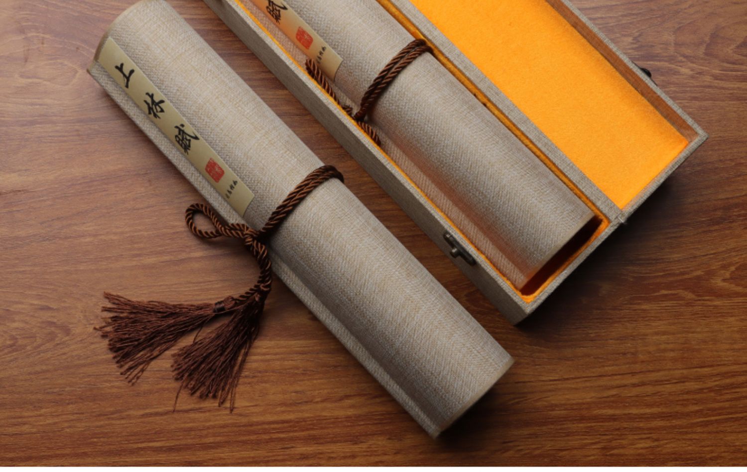 zanyang上林赋礼盒全篇五米长卷临摹字帖手工装裱卷轴手卷情侣送男友