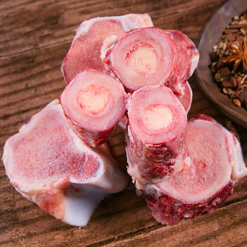 牦牛骨头筒骨牛棒骨段牛腿骨牛棒子骨新鲜牛骨髓熬汤煲汤牛大骨头可整