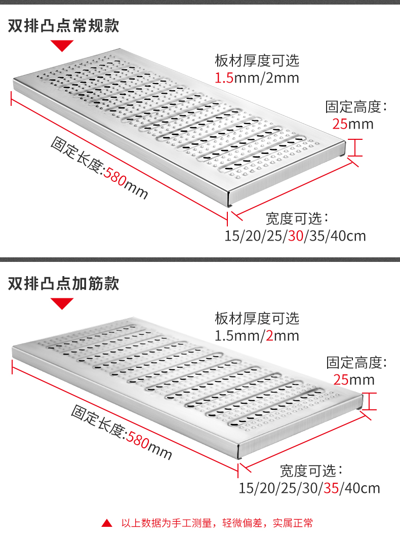 不锈钢地沟盖板厨房排水沟盖板格栅下水道盖板明沟水篦子滑井盖20115