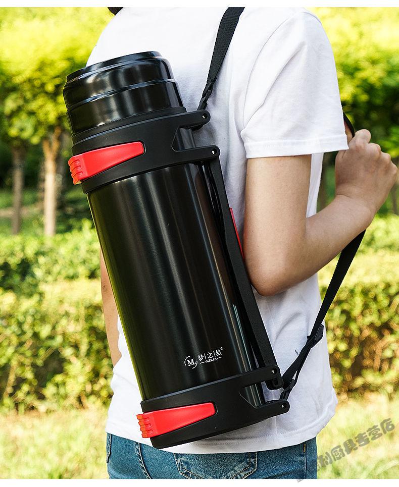 初石chushi304不锈钢保温壶大容量保温壶男便携户外车载水壶家用暖