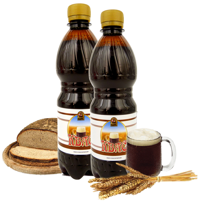 俄罗斯进口格瓦斯液体面包发酵饮料无酒精碳酸饮品 三古拉伊1.