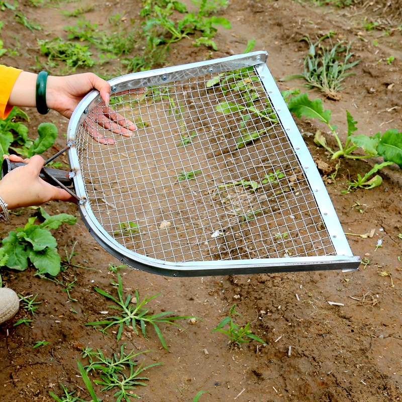 筛土神器园艺种花筛子不锈钢304过滤铁丝网农用筛沙子花生工具 钢筛1.