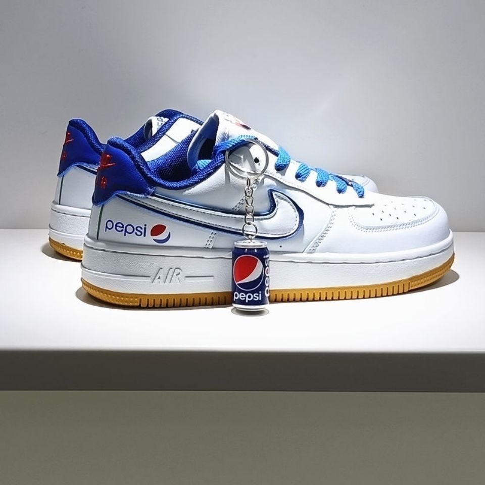 官网同款新款百事可乐联名空军一号男女低帮运动休闲鞋情侣板鞋莆田