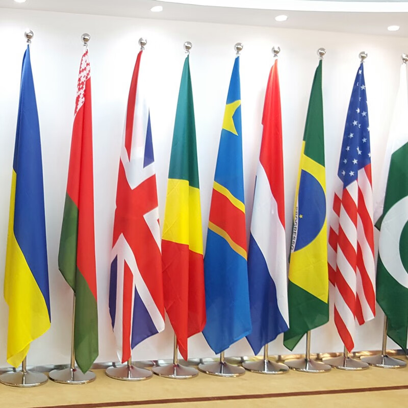 落地旗杆旗座2米办公室国旗党旗摆件室内立式红旗会议室落地旗办公室