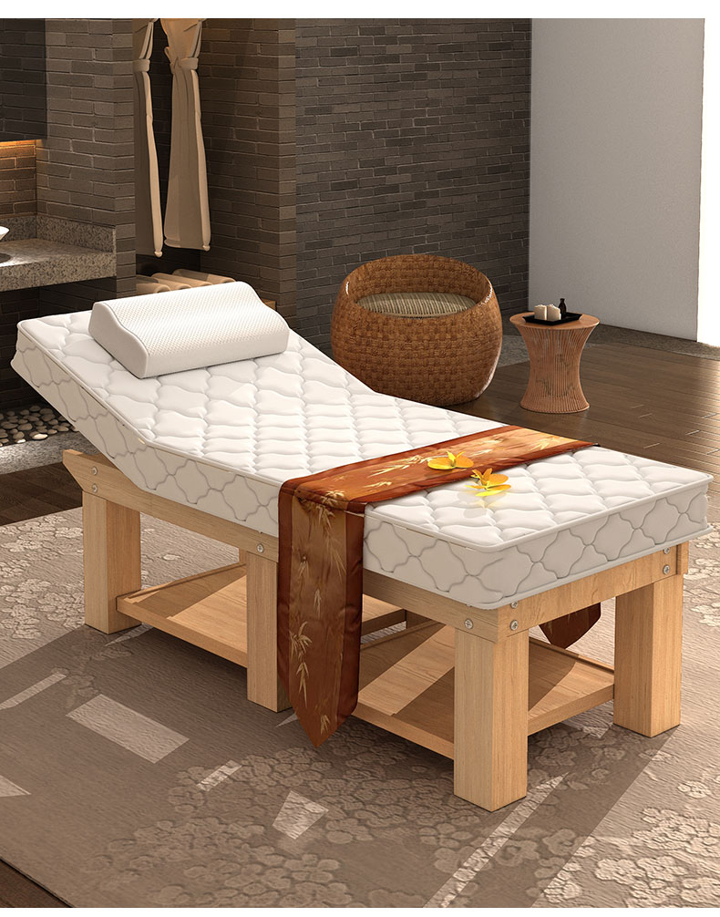 美容床按摩床推拿床电动实木乳胶美容院专用采耳床纹绣床实木推拿床带