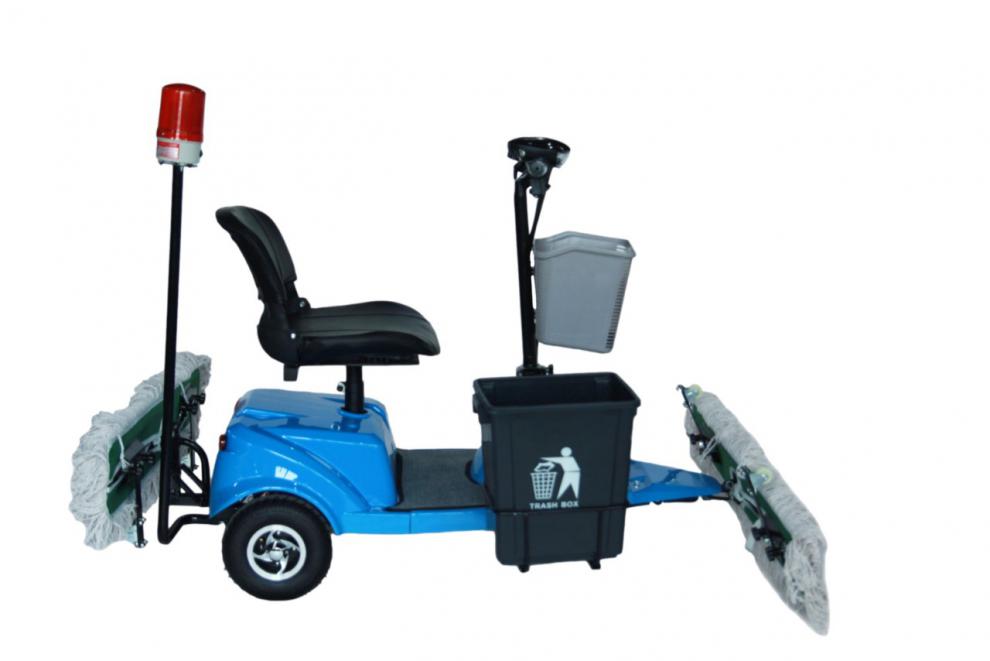 【链工】尘推车工厂车间环氧地坪驾驶式拖地机地库洗地机尘推保洁 c4