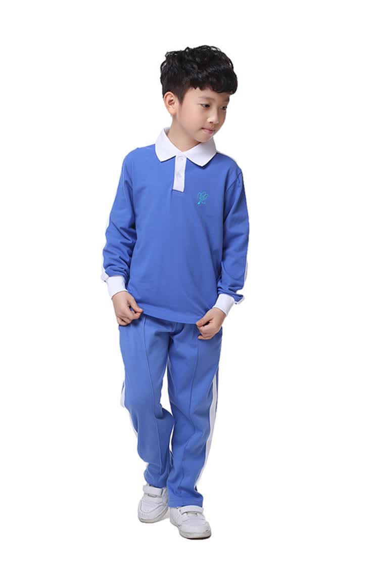 深圳市小学生校服统一运动礼服套装夏秋冬装短袖短薄长裤外套男款加绒