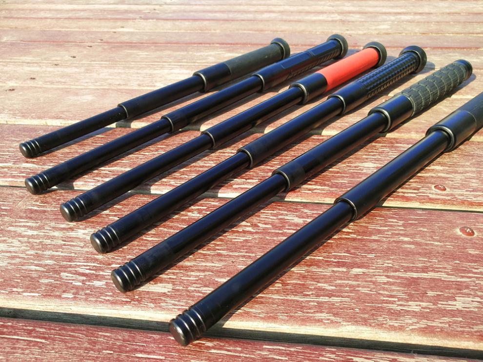 防身甩棒德国 gas机械甩棍 fox新标机械棍 轻机重机战术甩棍三节棍