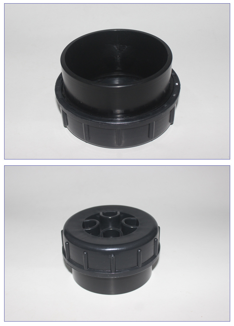 hdpe全新料虹吸同层排水管件清扫口下水管配件50不锈钢检查口100芊阙