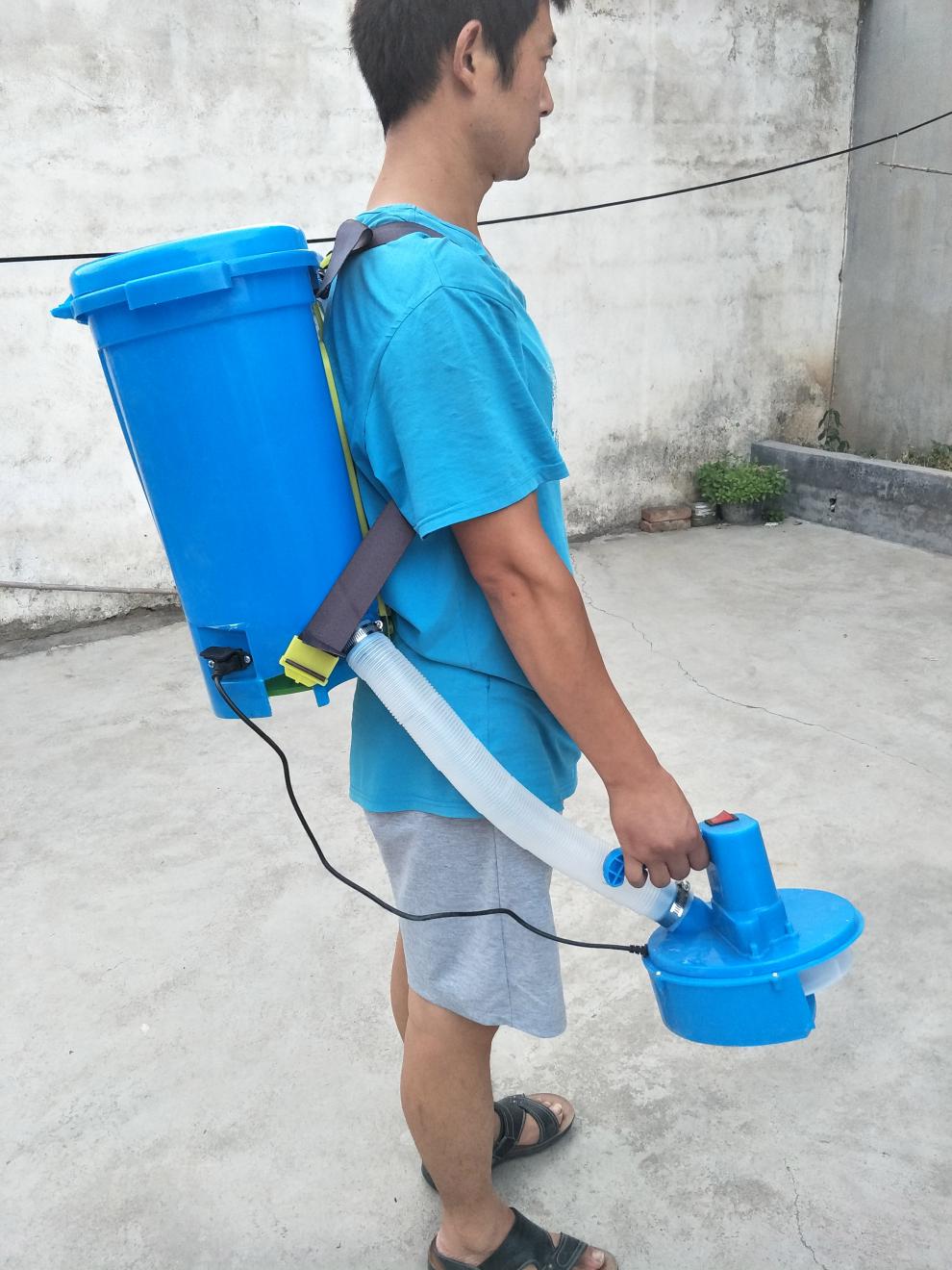 背负式电动施肥器全自动施肥撒撒肥料机洒播种机投饵农用锂电10a多用