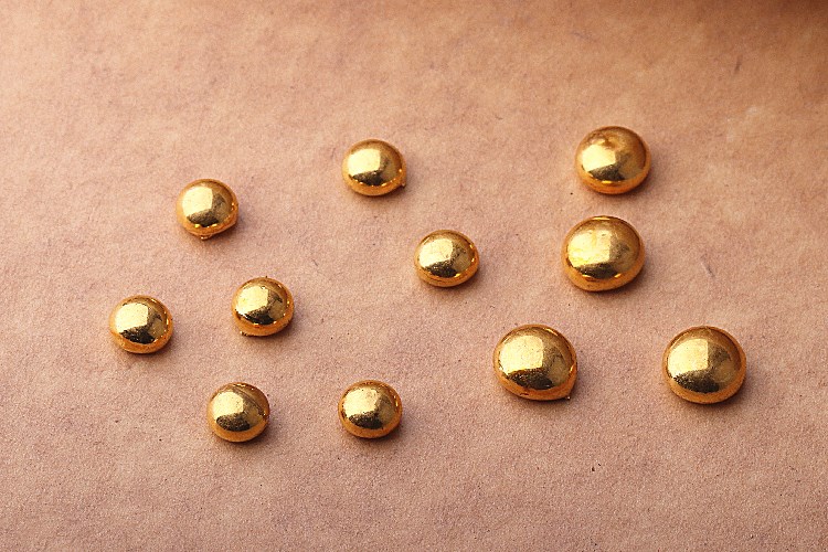 老凤凰金足金9999金粒子小金豆子亮面黄金原料实心金锭投资足金原料块