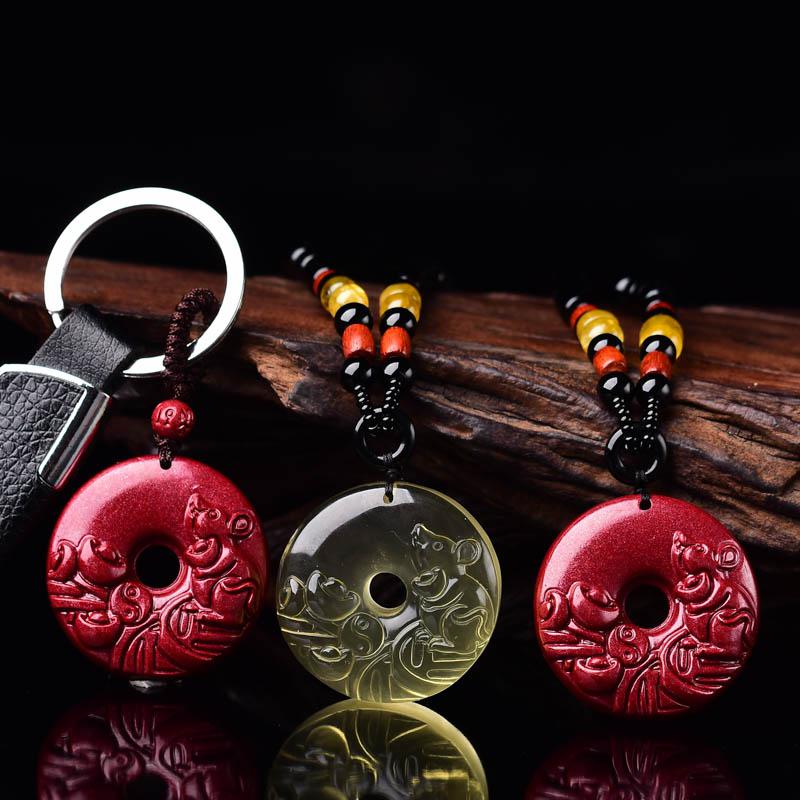 祥安阁生日礼物2021年实用属牛佩戴本命年送父母灵鼠泽瑞吊坠情侣福鼠