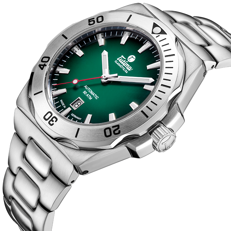 德国手表tutima拓天马 m2运动纵横七海系列 自动机械男表 6155-06