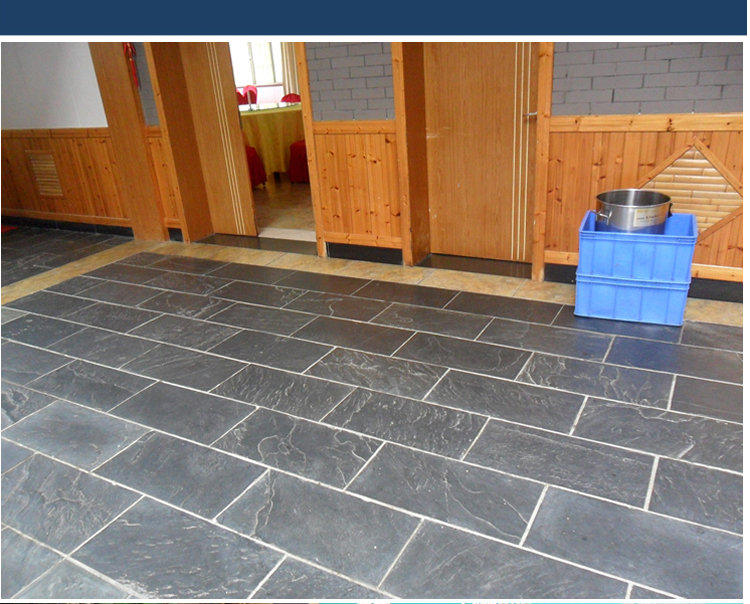 天然青石板地砖室外庭院滑砖户外小院子别墅阳台花园仿古文化石 1000*