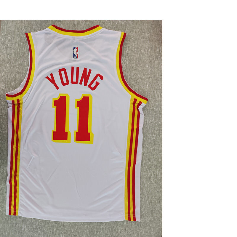 竹竹高腾讯体育nba同款特雷杨球衣美式定制休闲比赛队服团购透气速干