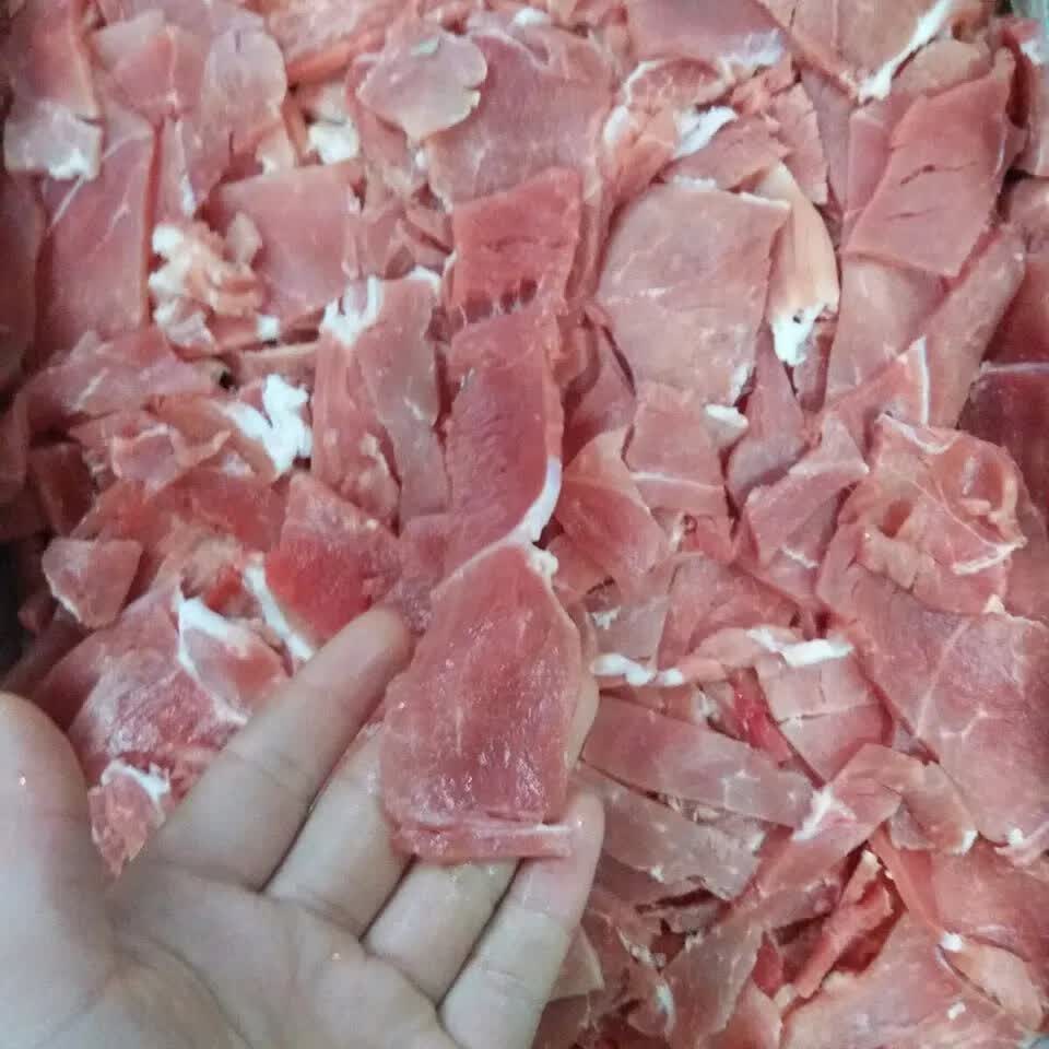 猪瘦肉片冷冻 瘦猪肉瘦肉片 精品袋装瘦肉片 全瘦猪肉20斤 江浙沪皖