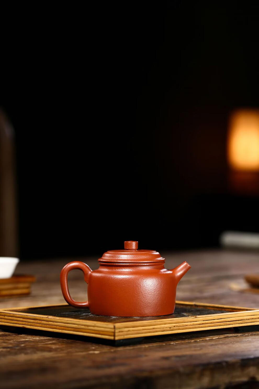 【官方旗舰】鑫祥势宸宜兴紫砂壶原矿纯手工壶梨皮朱泥德钟茶壶功夫