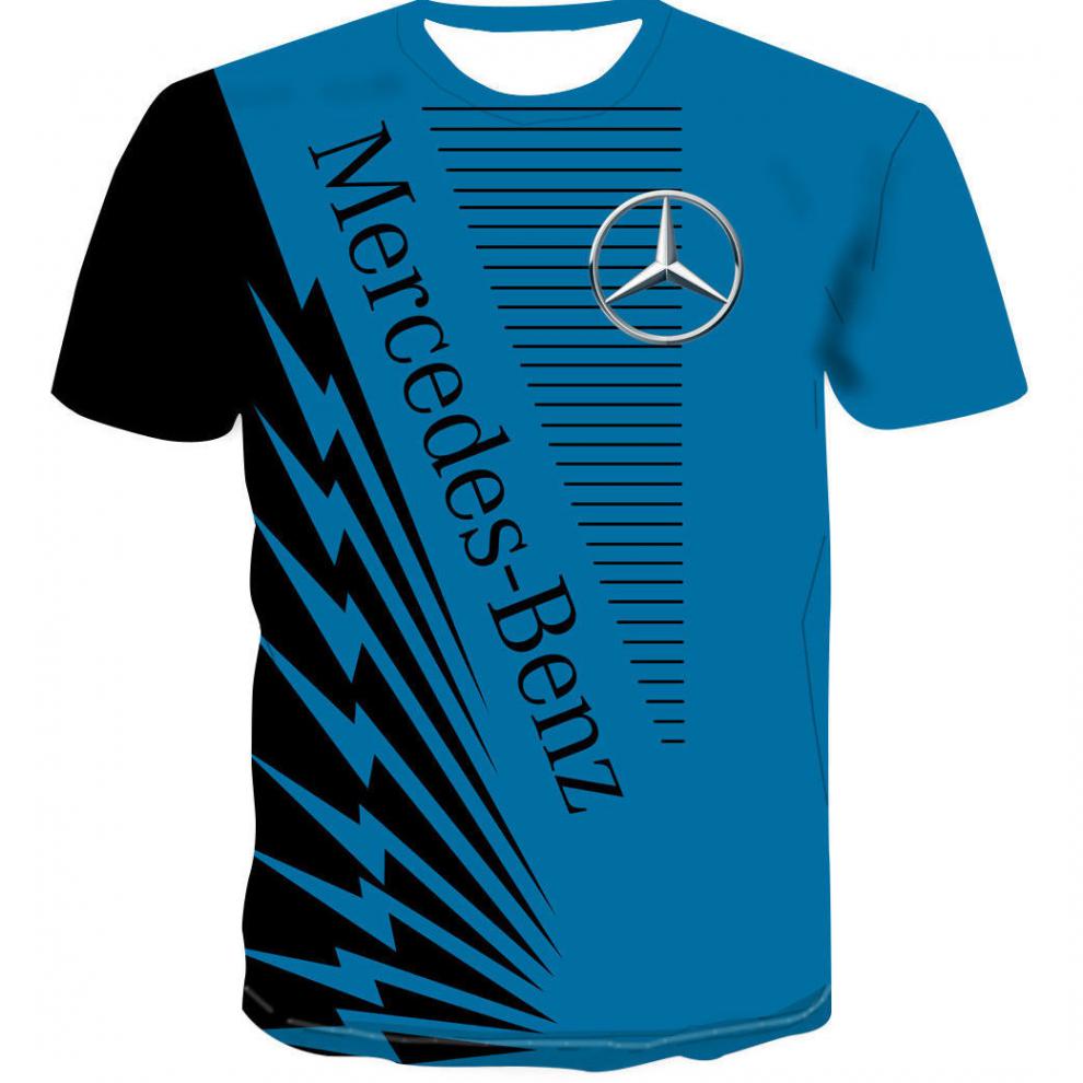 星客士世界名车汽车标志衣服夏季潮流印花t恤汽车loo短袖汽车印花半袖