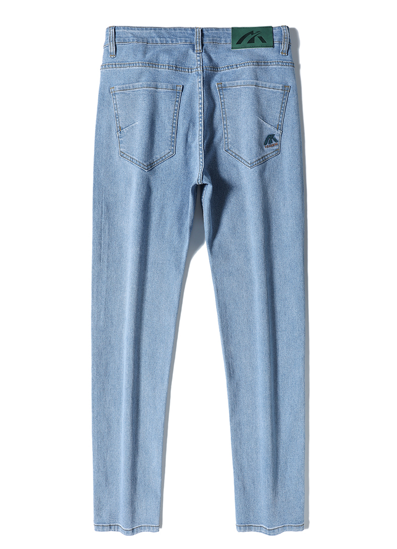 男士修身百搭新款休闲长裤男生弹力复古裤子男715银灰色28腰围二尺一