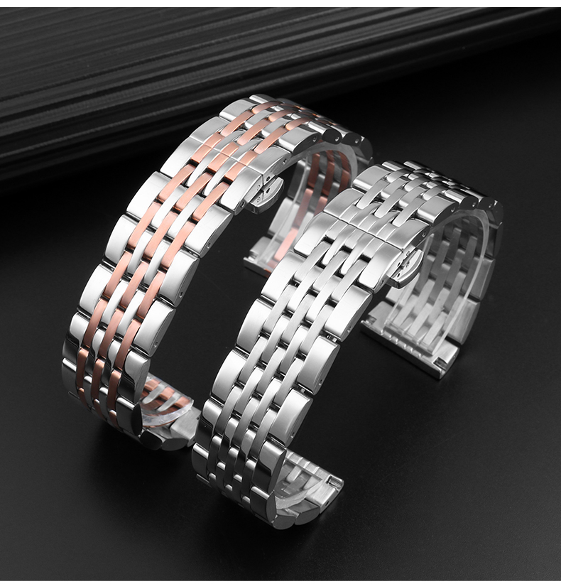 适配阿玛尼手表ar1945 1648 ar60002表带 上海899系列精钢手表带 男