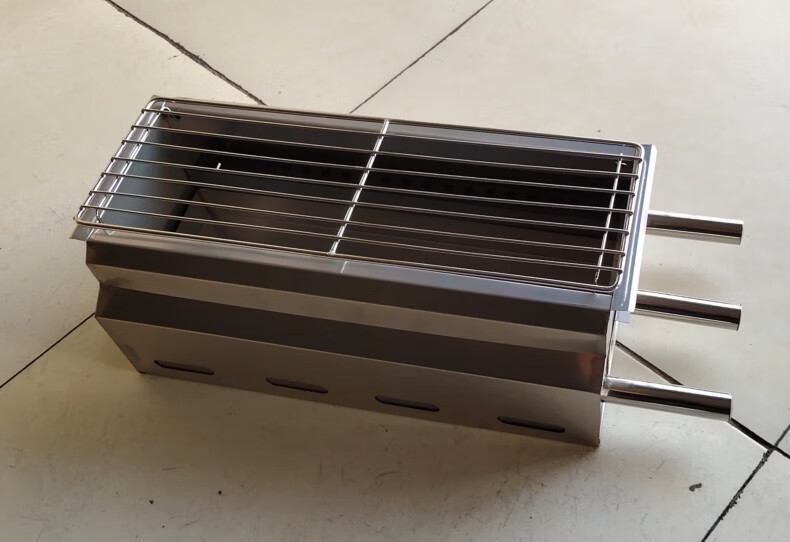 无烟烧烤炉家用不锈钢木炭烧烤架户外炭烤炉碳烤炉架烧烤木炭 中号 烤