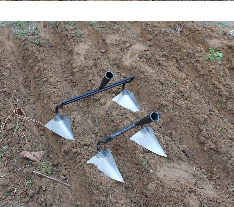 农用起垄开沟锄农用三角小锄头种菜家用挖土开荒工具松土挖沟翻土神器