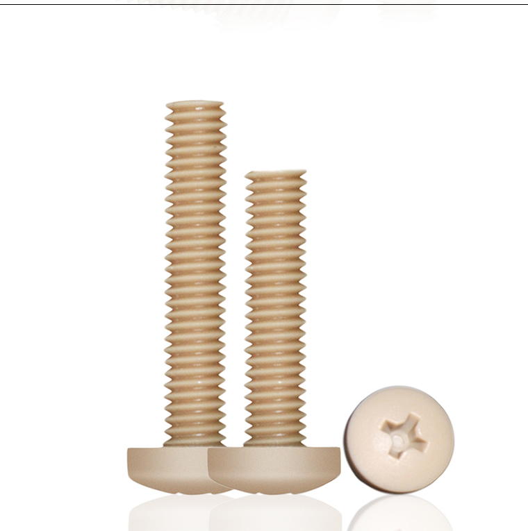耐高温螺丝peek圆机螺丝 防腐蚀m1.2m2m2.