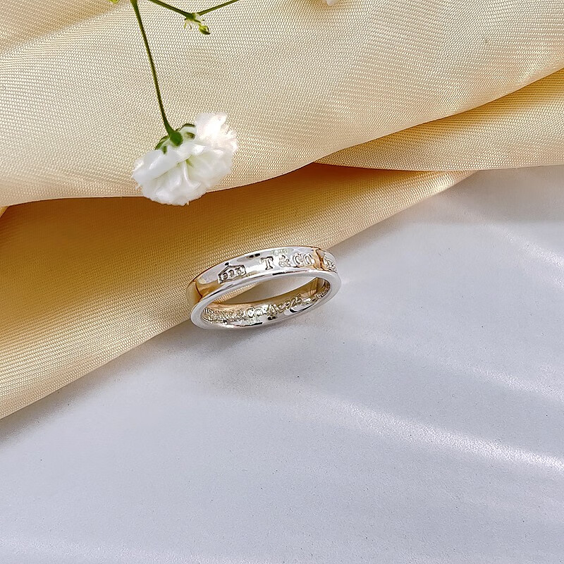 蒂芙尼(tiffany&co) 蒂凡尼 925银1837系列窄戒指grp01703 纪念日送