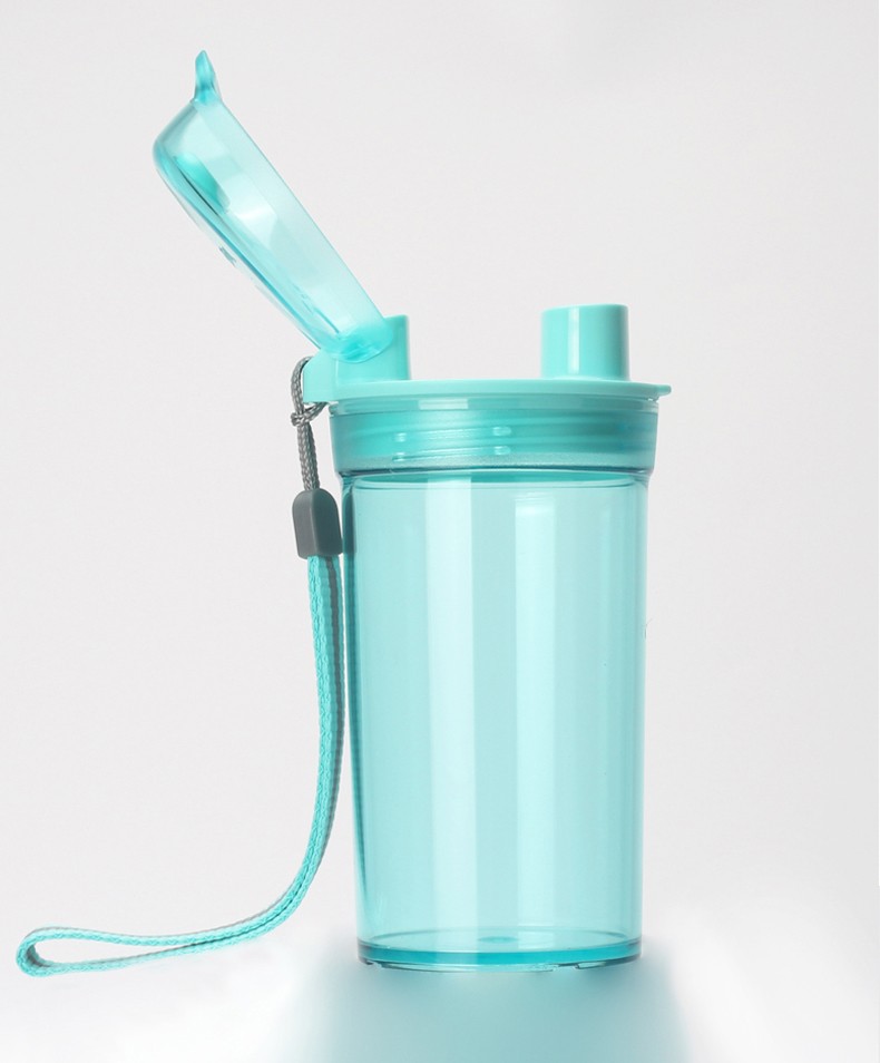 特百惠tupperclean迷你晶彩水杯280ml可爱便携防漏随手杯儿童塑料杯