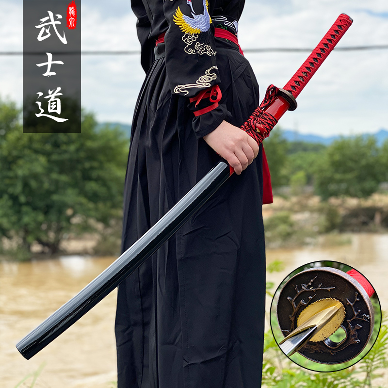 武士剑金属武士刃龙泉市刀剑日本东洋动漫练习居合镇宅防身户外冷