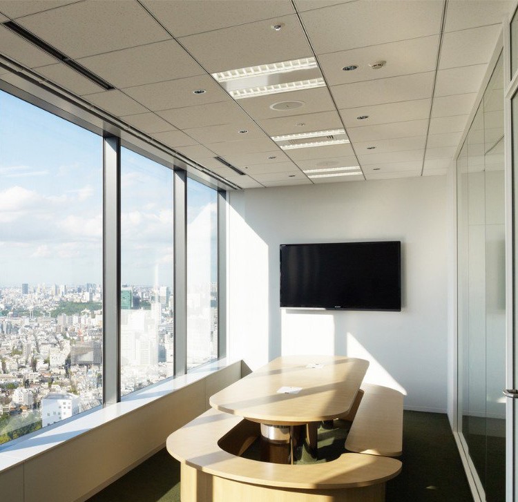 t5led格栅灯盘平板灯办公室嵌入式600600 t8分体格栅灯全套应急 t5