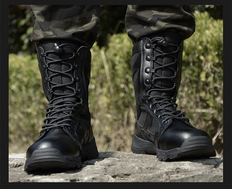 特战靴陆战队登山鞋飞鱼作战靴cqb超轻夏季网眼特种官兵陆战靴511户外