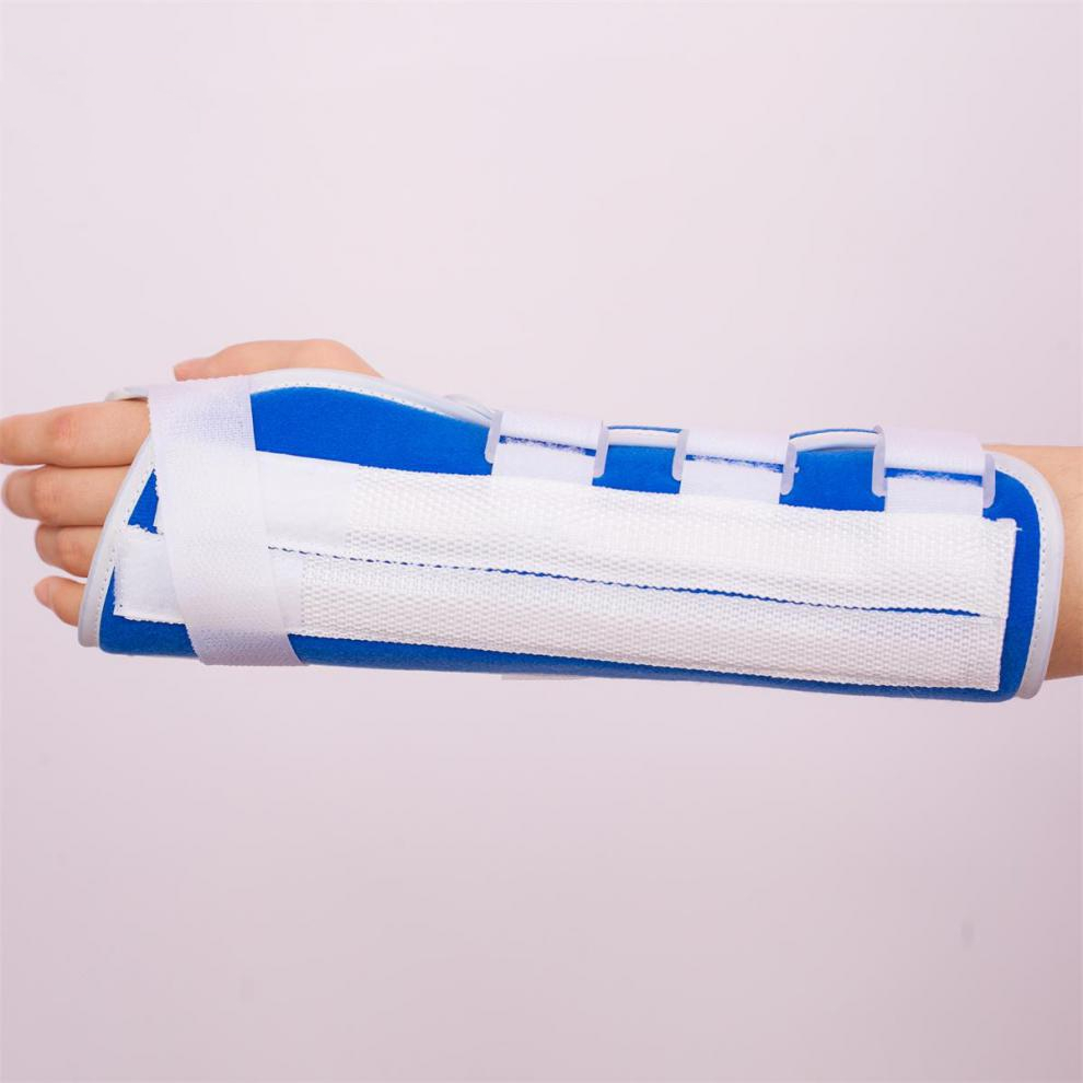 四根钢板支撑护腕腕关节固定带支具左右手手腕扭伤护具 腕骨夹板 左 l
