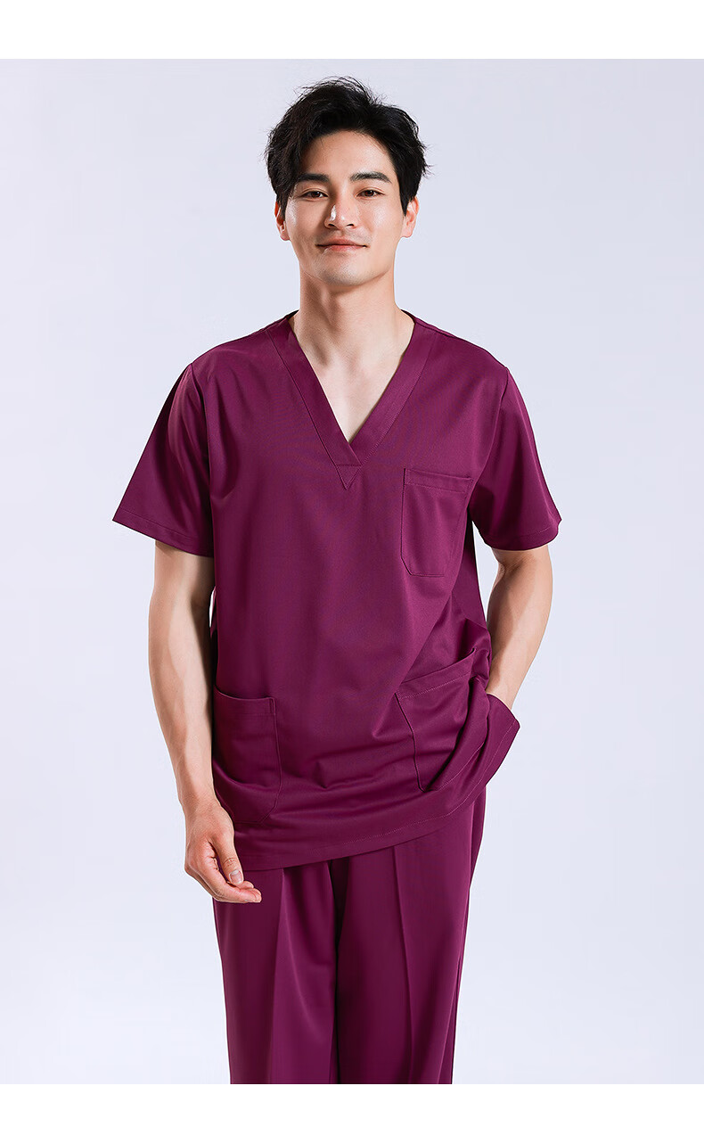 英梵度刷手服大码手术室洗手衣男医生短袖医院工作加肥加大码长袖套装