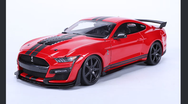 野马车模1:18 福特野马mustang 2020谢尔比眼镜蛇仿真合金汽车模型
