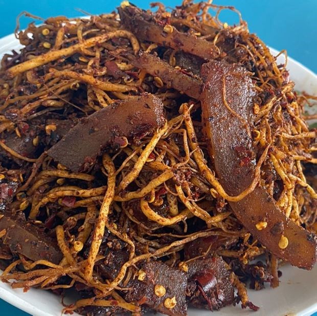 牛皮菜根云南佤味麻辣试吃变态辣微辣网红普洱特产和苤大杂烩混搭 微