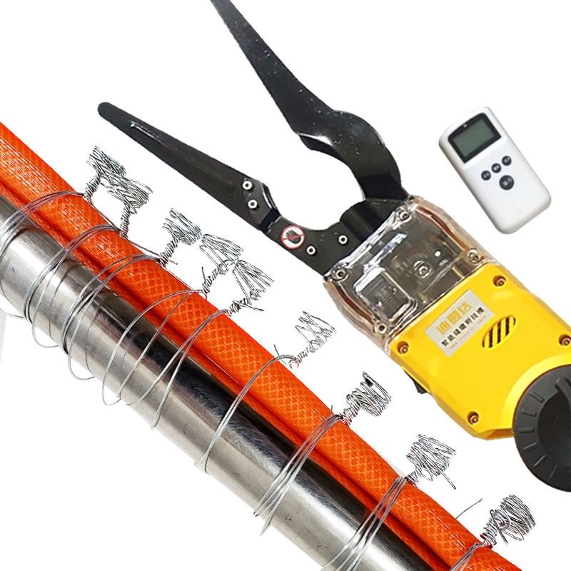 定制全自动光缆附挂机线缆捆扎挂线神器免登光纤光缆全自动线缆附挂机