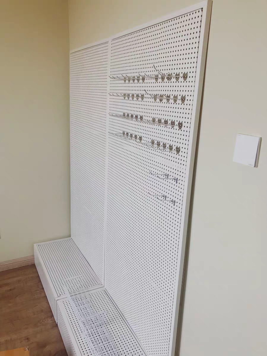 洞洞板置物架货架挂架洞洞板货架展示架落地工具架收纳手机壳配件袜子