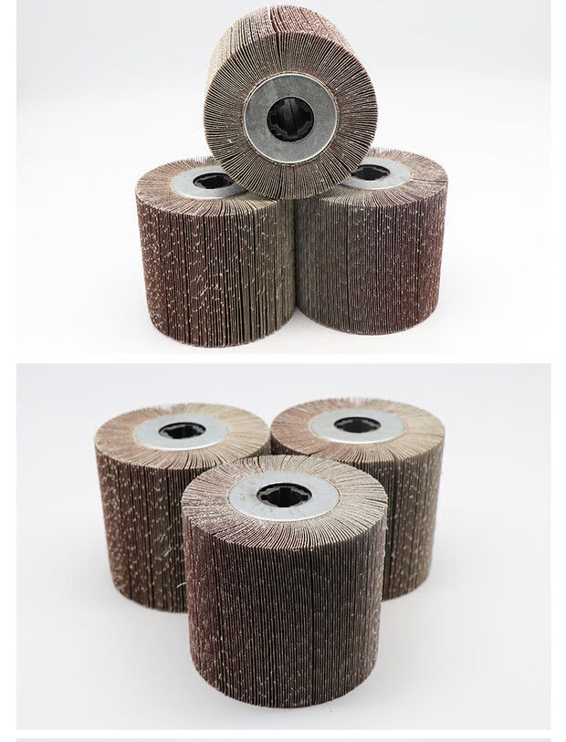 抛光轮抛光片全砂布拉丝轮不锈钢专用千叶轮打磨轮拉丝机百叶轮80