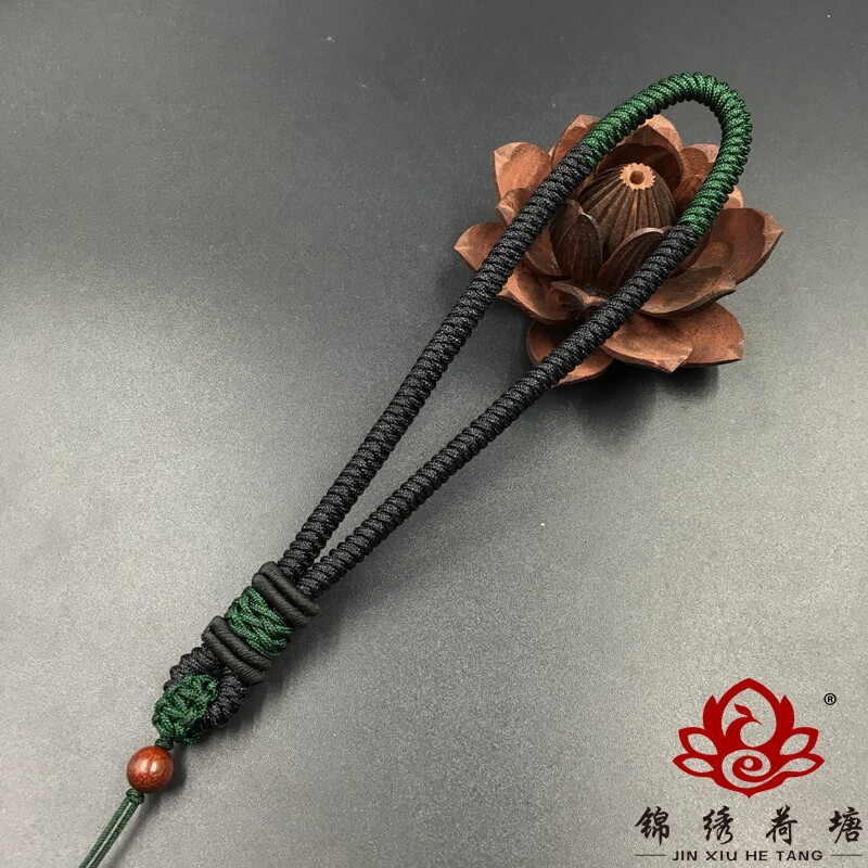 珀芙诺pofunuo手工编织手把件绳文玩把件绳男款弹弓绳失手绳腰挂绳手