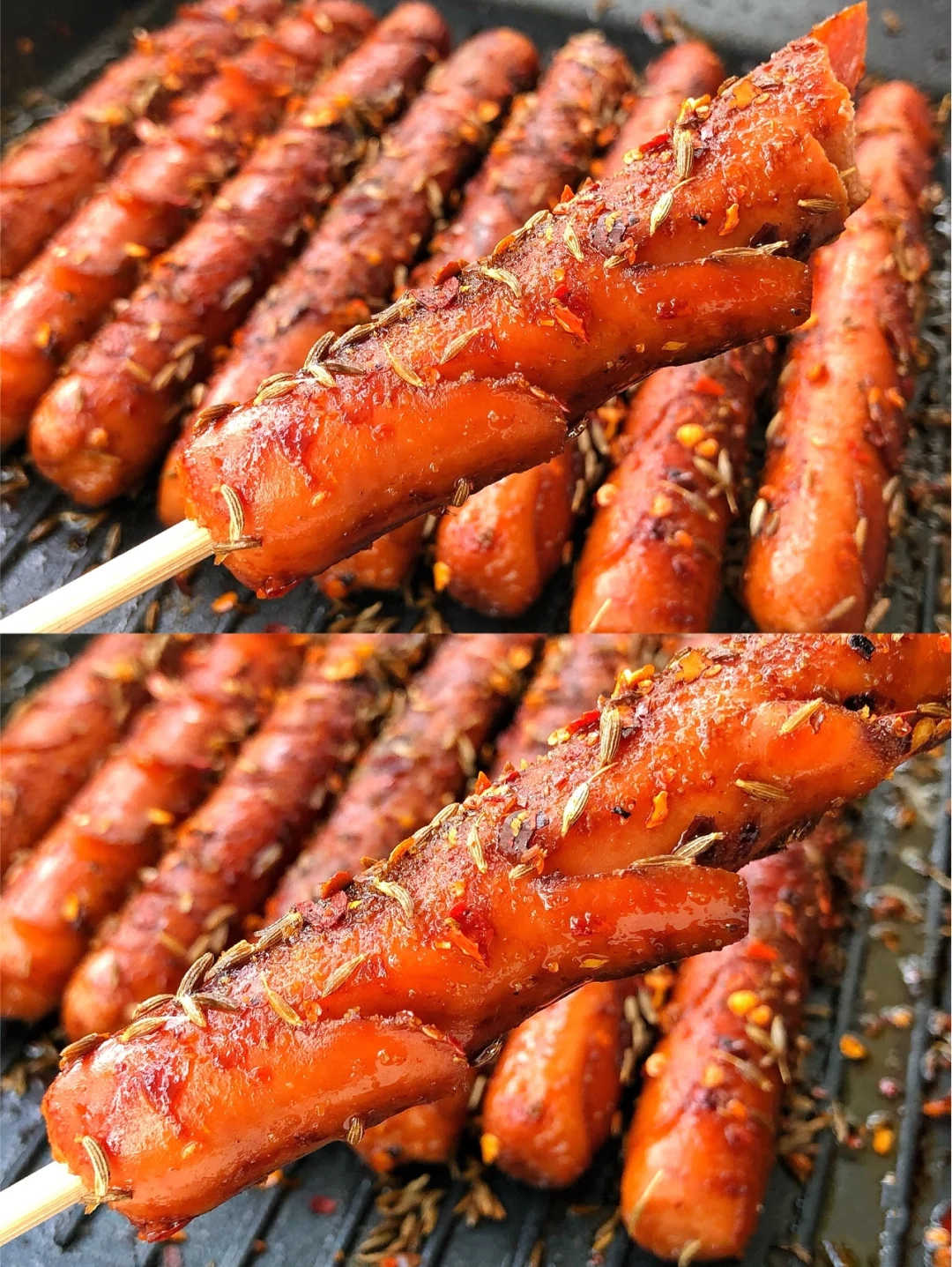 火腿热狗面淀粉肠素摆路边摊大煎烧油烤炸香纯夫宇