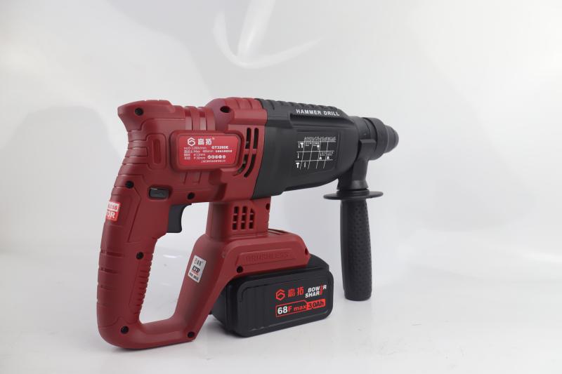 高拓充电电锤冲击钻充电式无刷无线锂电池电锤电镐重型钻混凝土定制