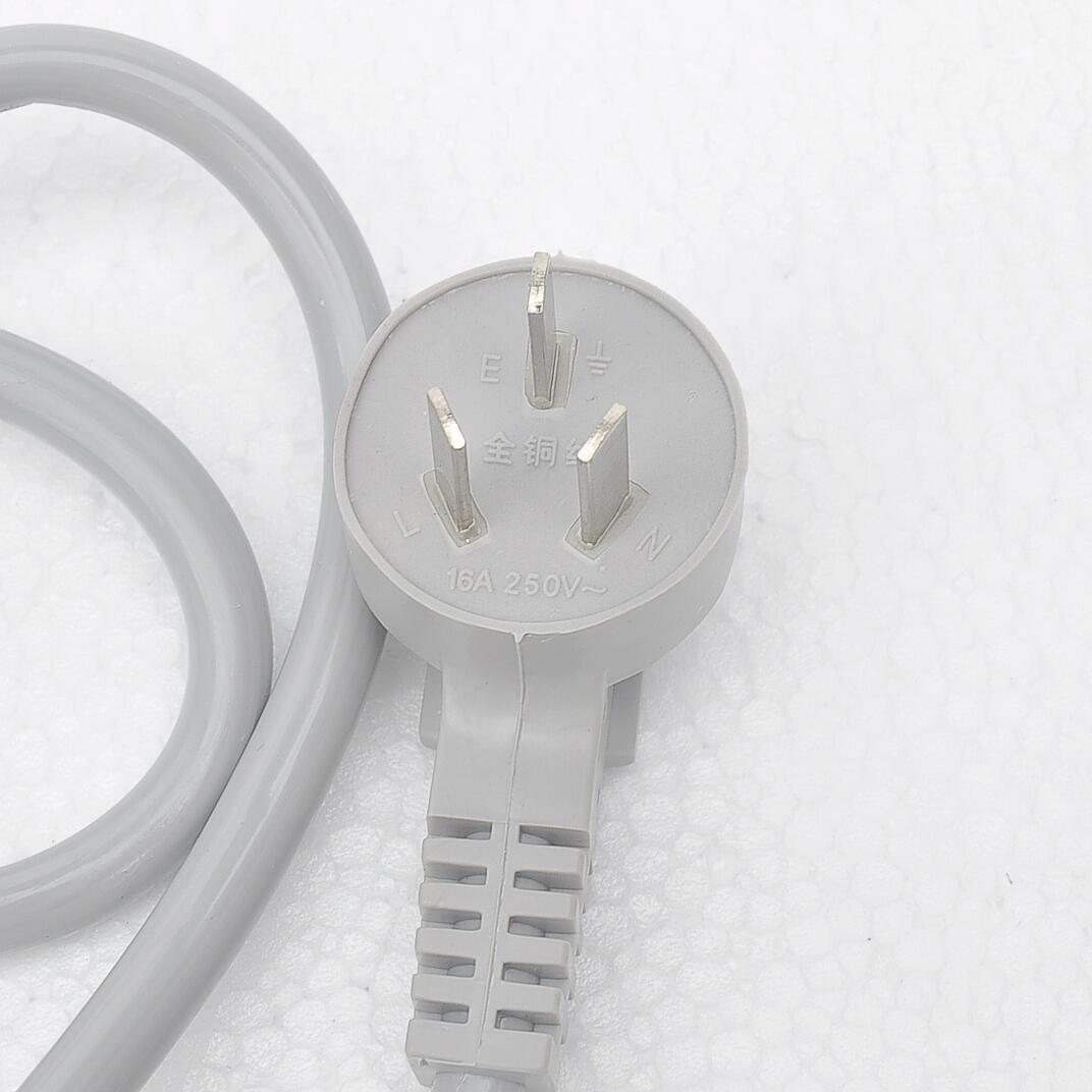 适配三角牌电饭锅线 九阳电源线配件连接线水壶三眼插头线 无氧纯铜线
