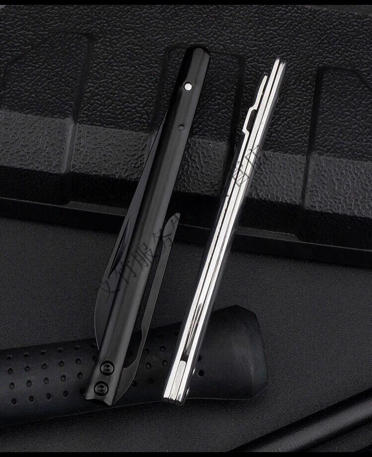 译古 防身暗器笔刀迷你折刀快递小刀子多功能锋利钢笔刀神笔削纸折叠